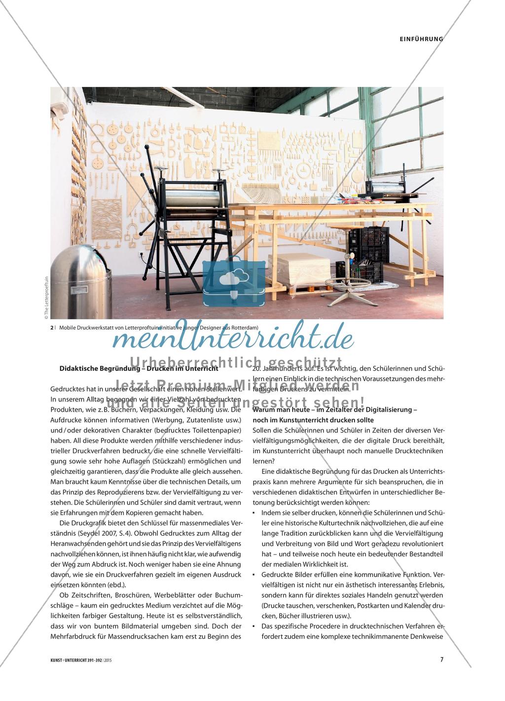 Der Dialog mit Material - Manuelle Druckgrafik im Zeitalter der digitalen Möglichkeiten Preview 4