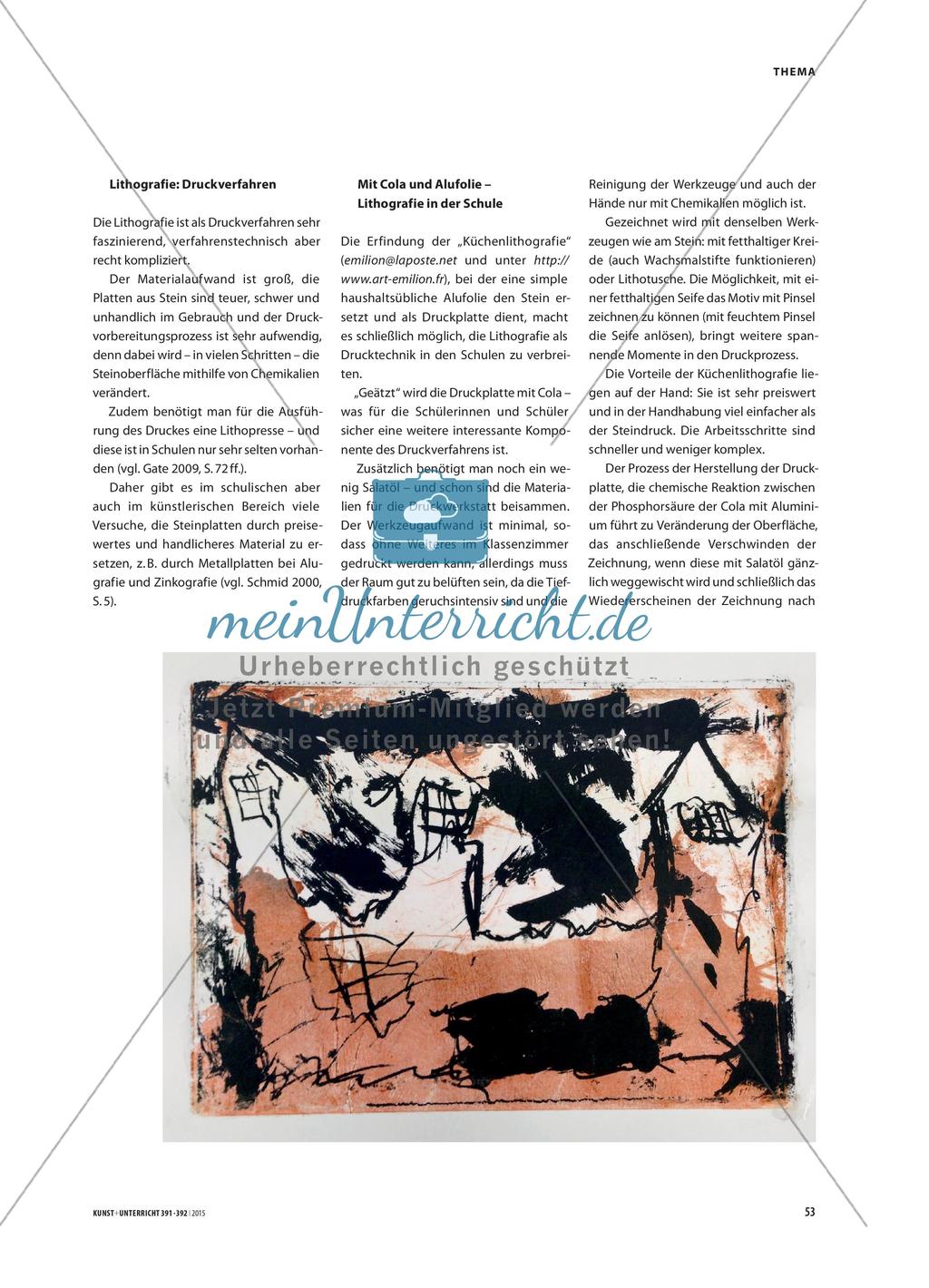 Küchenlithografie - Drucken mit Alufolie und Cola Preview 2
