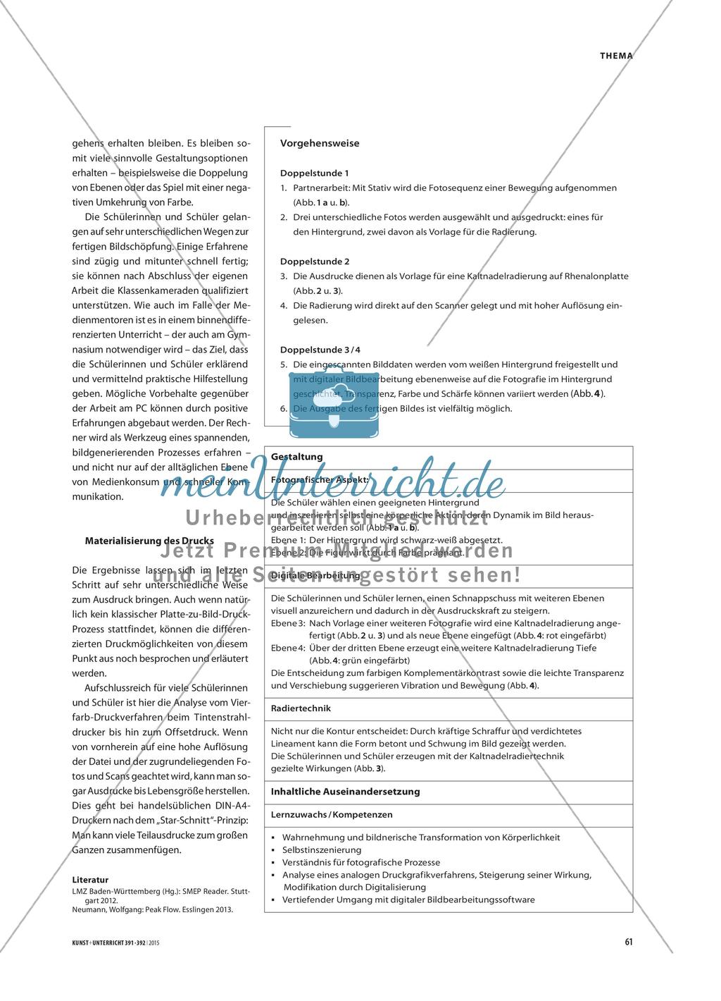 „Geschichtete Dynamik“ - Selbstinszenierung und Bewegung als Prozess zwischen manuellen und digitalen Verfahren Preview 3