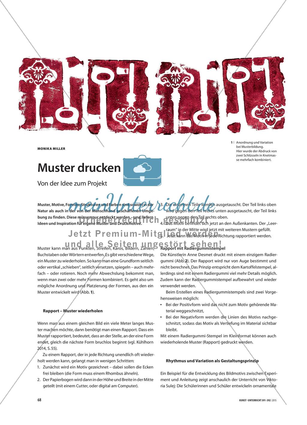 Muster drucken - Von der Idee zum Projekt Preview 1