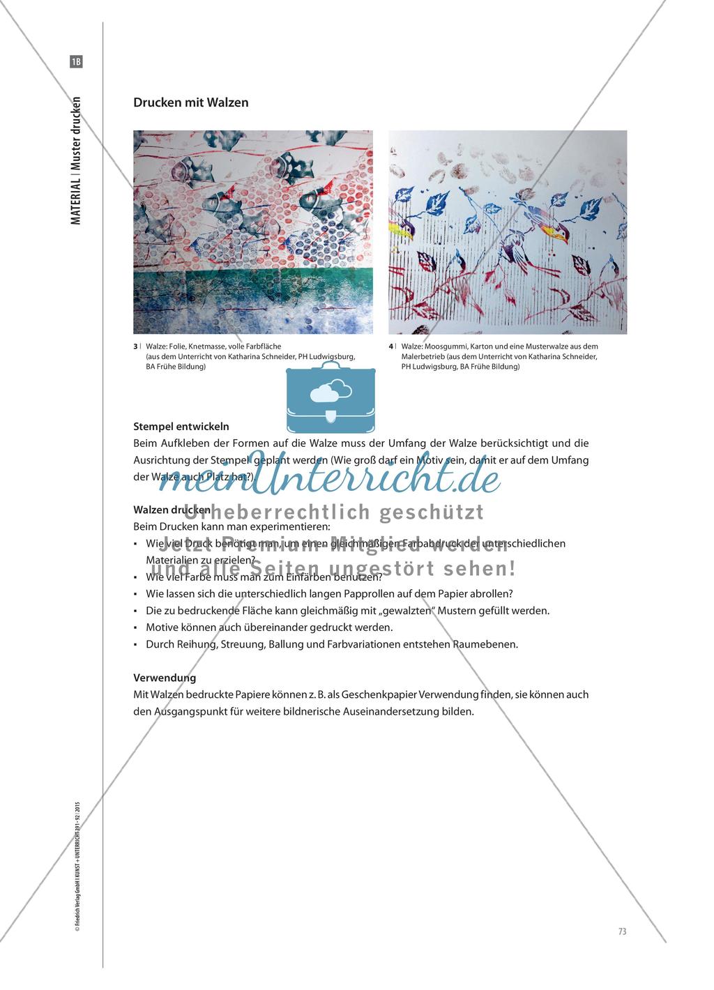 Muster drucken - Von der Idee zum Projekt Preview 6