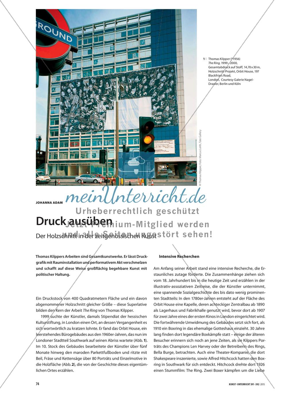 Druck ausüben - Der Holzschnitt in der zeitgenössischen Kunst Preview 1