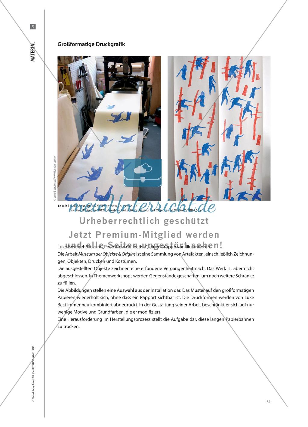 Bilder drucken mit Stempeln, Walzen und Schablonen Preview 8