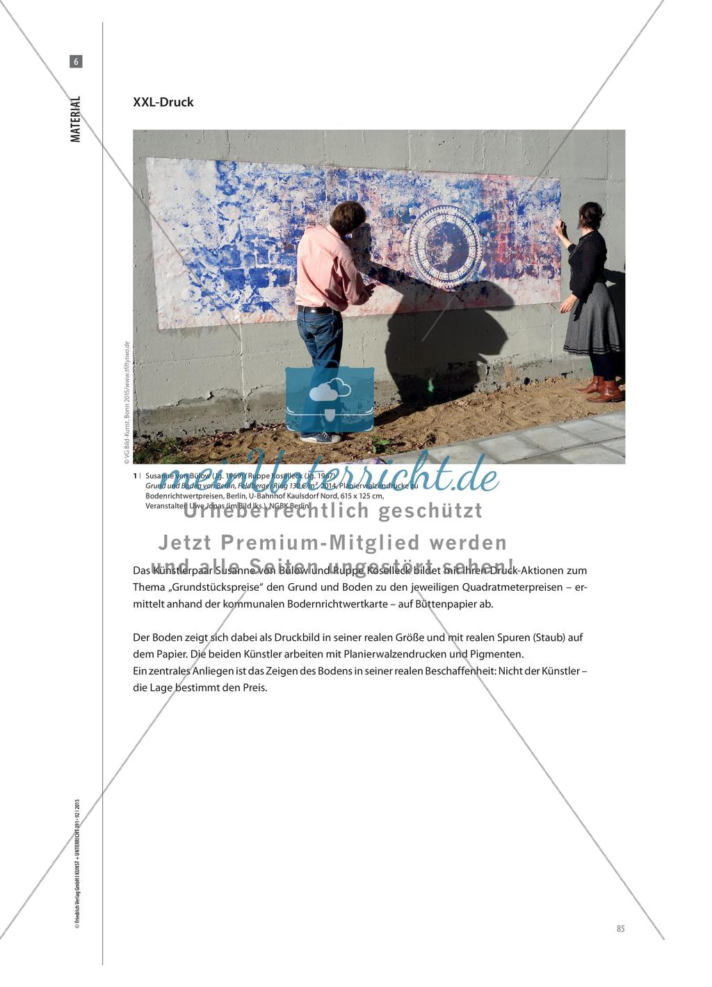 Bilder drucken mit Stempeln, Walzen und Schablonen Preview 9
