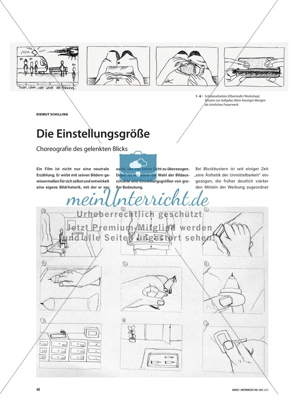 Die Einstellungsgröße - Choreografie des gelenkten Blicks Preview 1