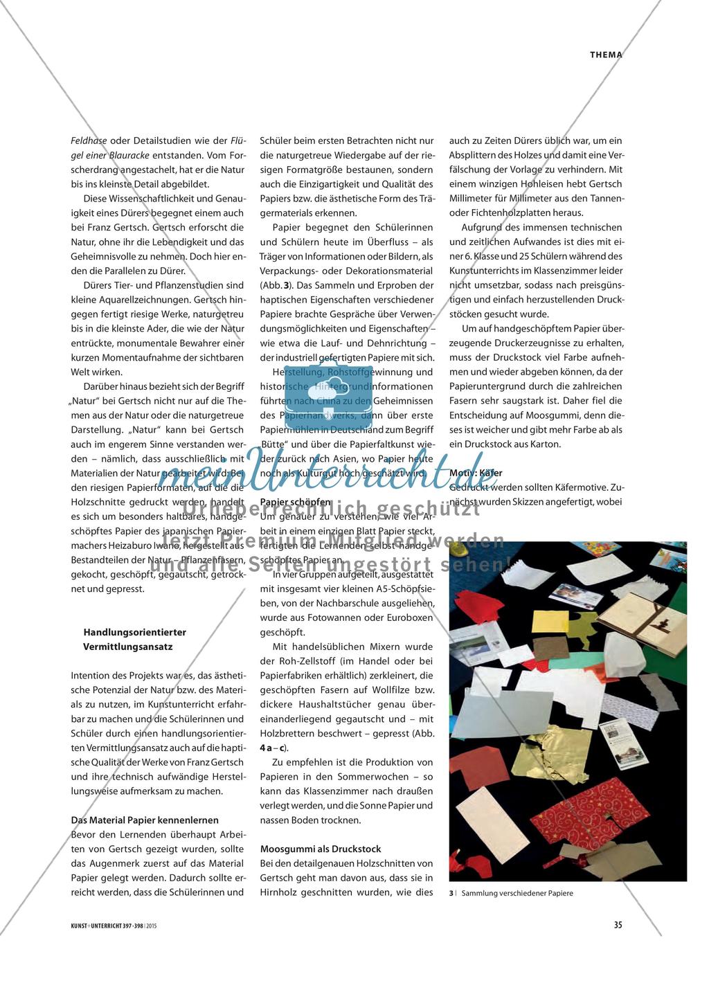 Holzschnitte auf handgeschöpftem Papier Preview 2