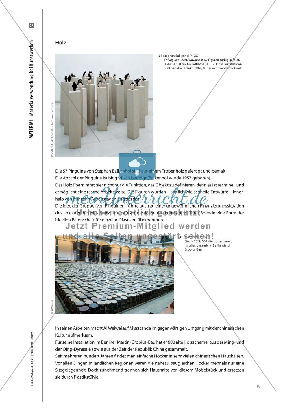 Materialverwendung bei Kunstwerken Preview 6