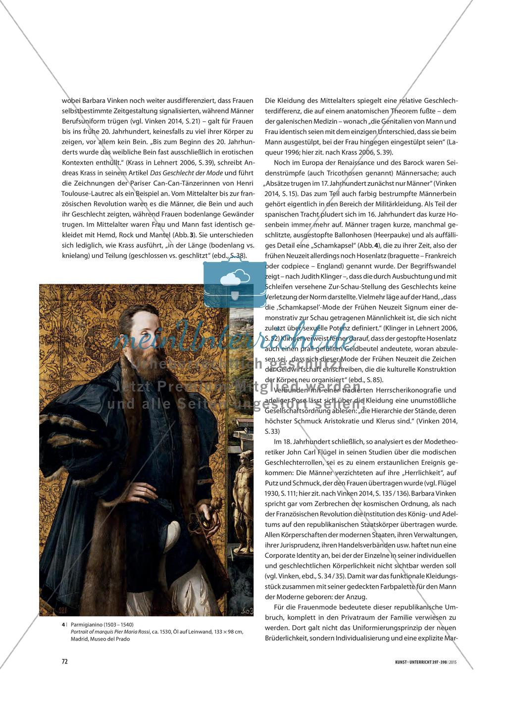 Mode / Textil – Modehistorie und -theorie: Analyse- und Interpretationsmodelle im Großraum Kunst Preview 4