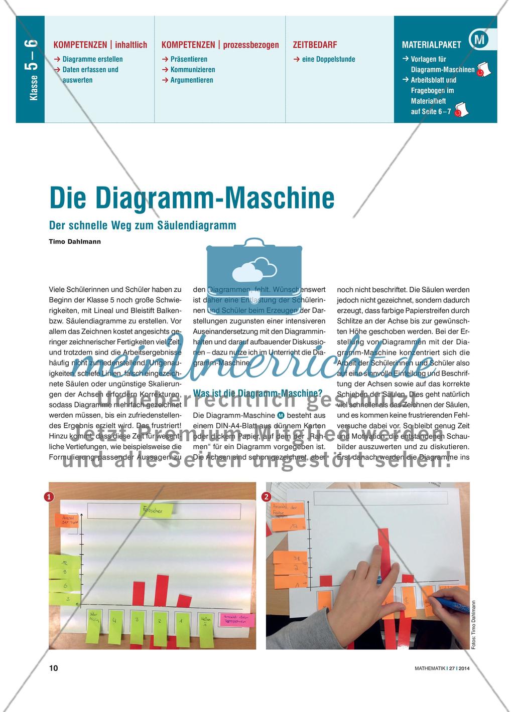 Die Diagramm-Maschine - Der schnelle Weg zum Säulendiagramm Preview 1