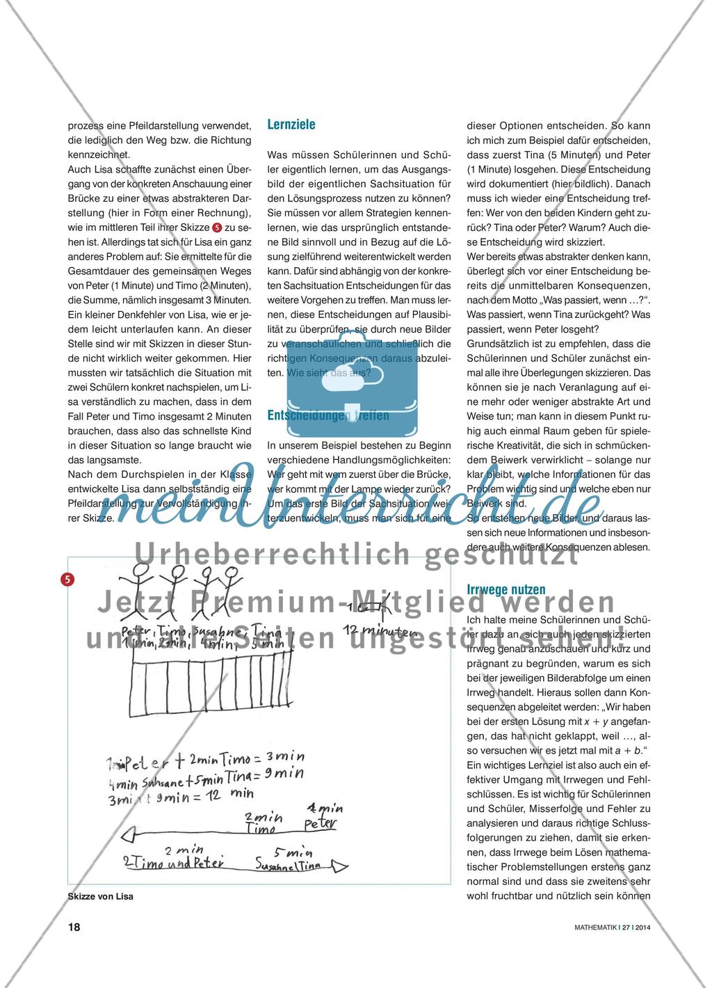 Bildergeschichten in Mathematik - Schülerinnen und Schüler entwickeln (mentale) Bilder beim Problemlösen Preview 3