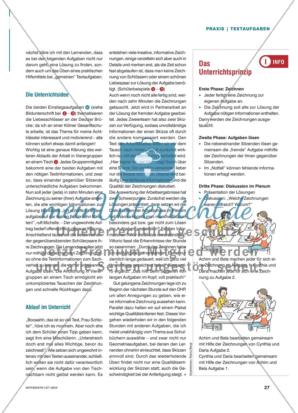 „Textaufgaben! Wie gemein!“ - Durch Skizzen Vorstellungen entwickeln und Aufgabentexte erfassen Preview 2