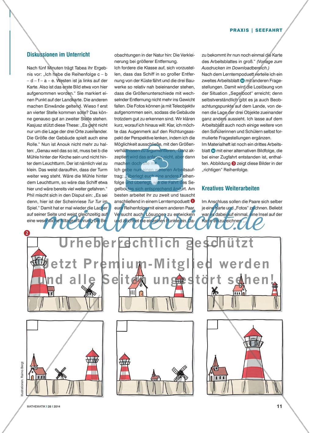 Eine Seefahrt, die ist lustig!: Wenn sich die Perspektive ändert – eine Übung zum räumlichen Vorstellungsvermögen Preview 2