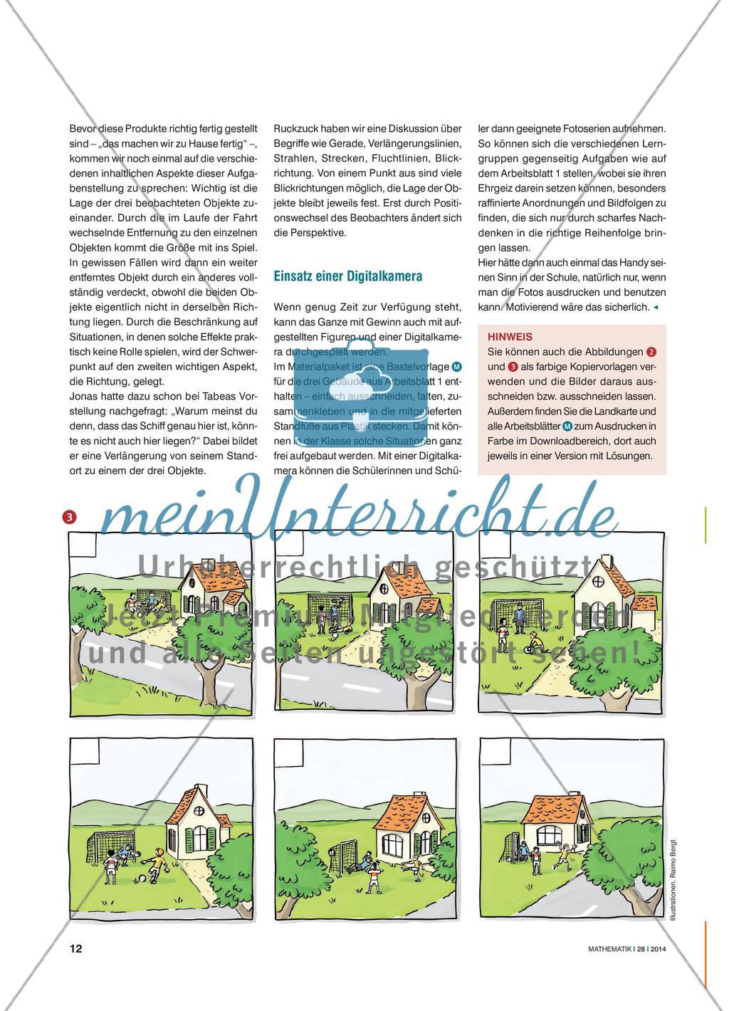 Eine Seefahrt, die ist lustig!: Wenn sich die Perspektive ändert – eine Übung zum räumlichen Vorstellungsvermögen Preview 3