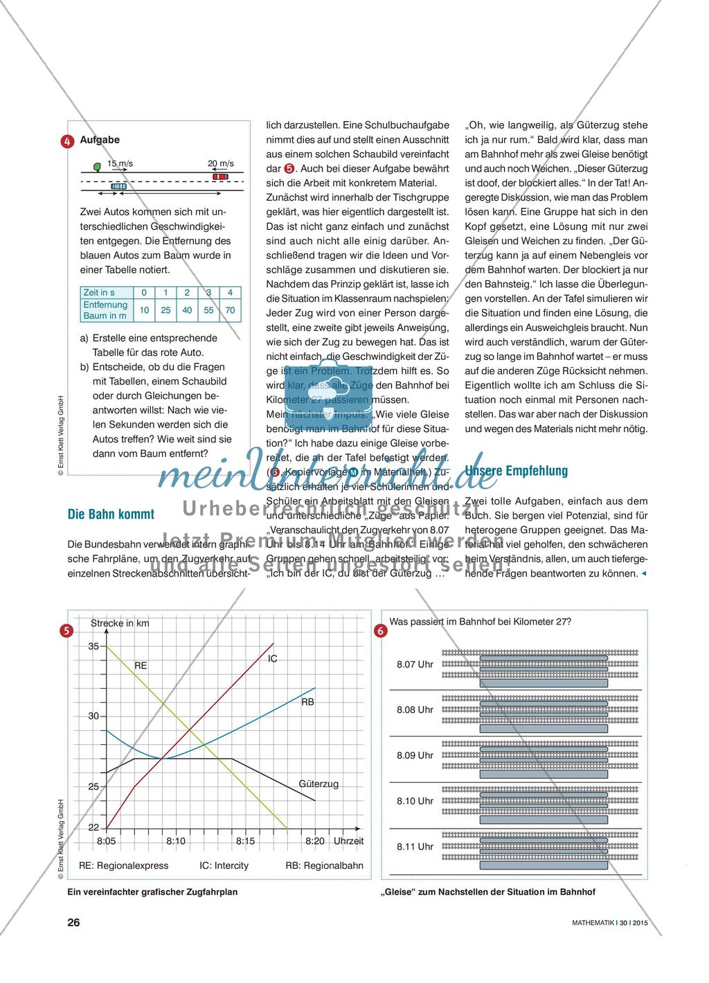 Stoßen die da zusammen? - Bewegungsgraphen zum „Anfassen“ Preview 3
