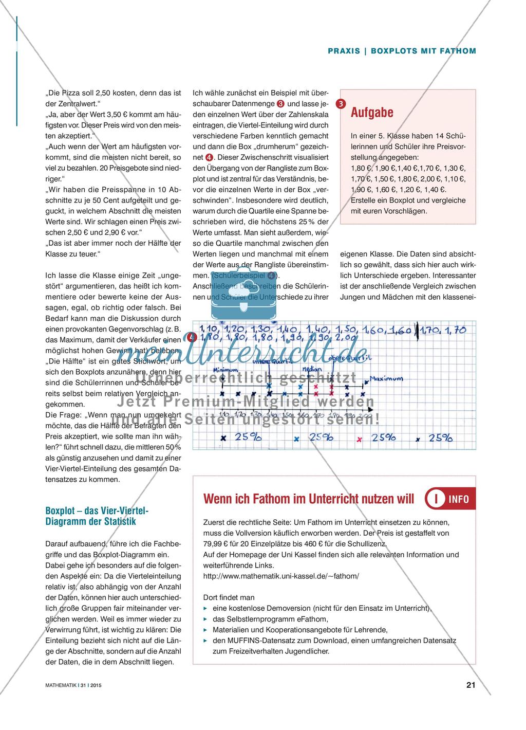 Wie die Daten in die Box kommen - Daten auswerten mit der Software Fathom Preview 2