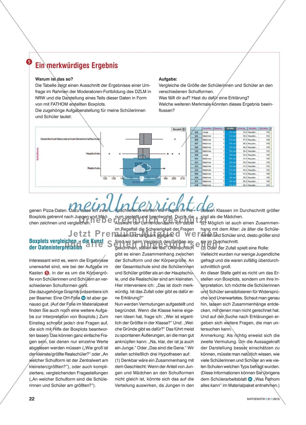 Wie die Daten in die Box kommen - Daten auswerten mit der Software Fathom Preview 3