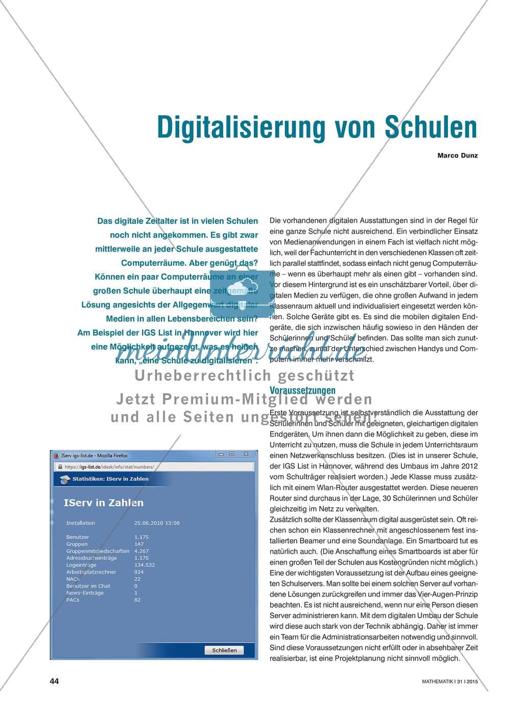 Digitalisierung von Schulen Preview 1