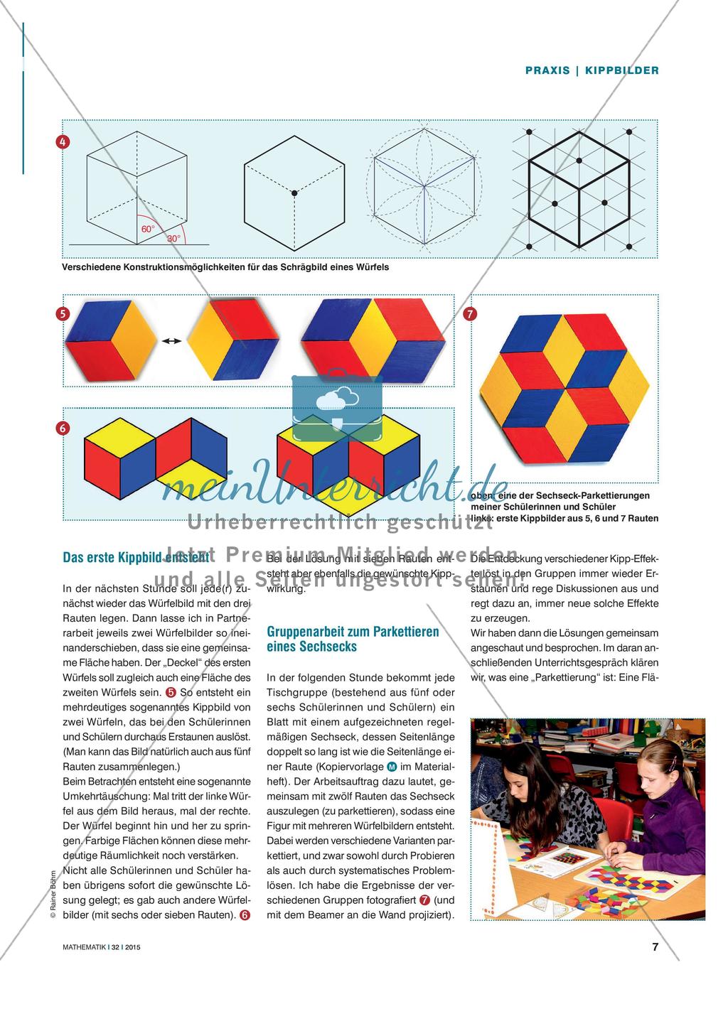 Kippbilder und Parkettierungen - Ein kreativer Zugang zur Geometrie und zur Kunst Preview 2
