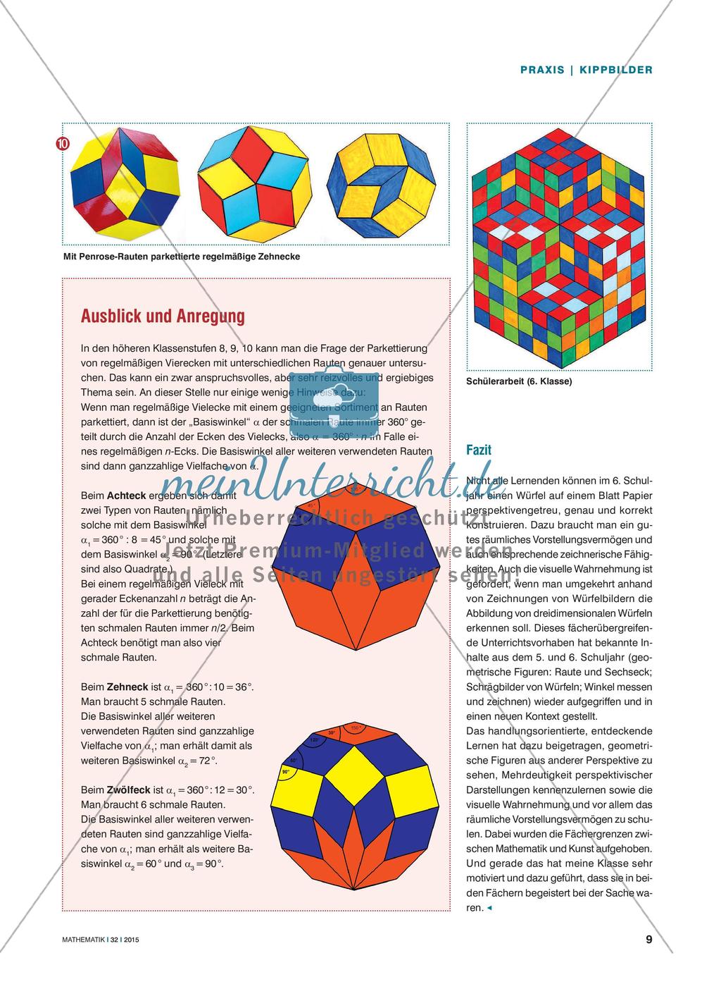 Kippbilder und Parkettierungen - Ein kreativer Zugang zur Geometrie und zur Kunst Preview 4