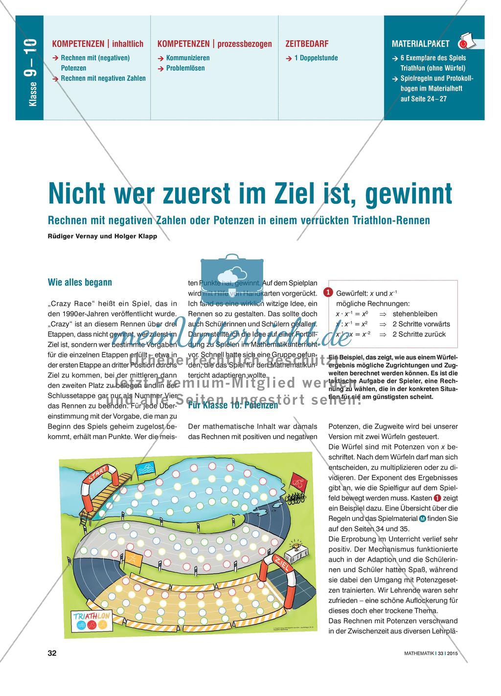 Nicht wer zuerst im Ziel ist, gewinnt Preview 1