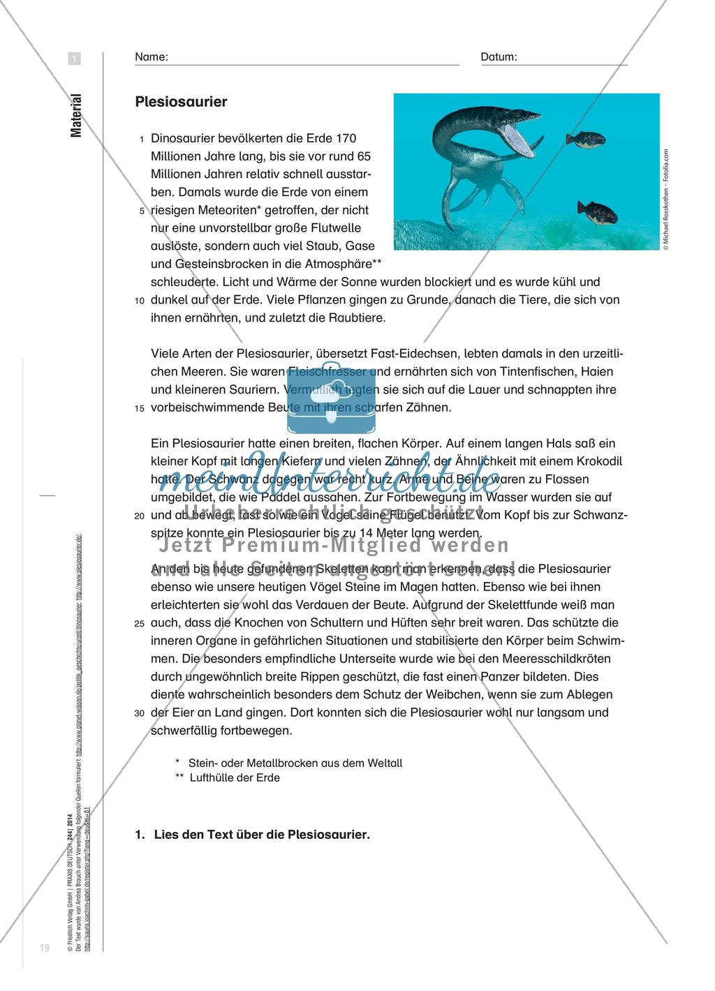 Mehrere Primärtexte – eine Sprechvorlage: Präsentationsinhalte gliedern Preview 3