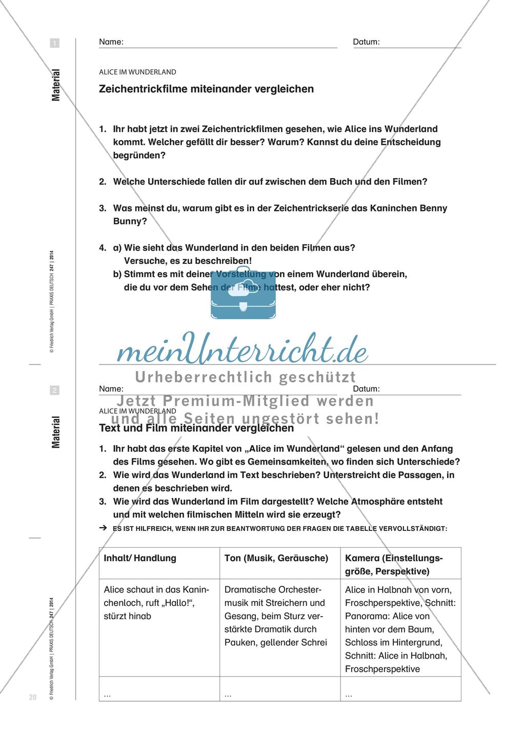 Medienreflexives szenisches Interpretieren von „Alice im Wunderland“ Preview 3