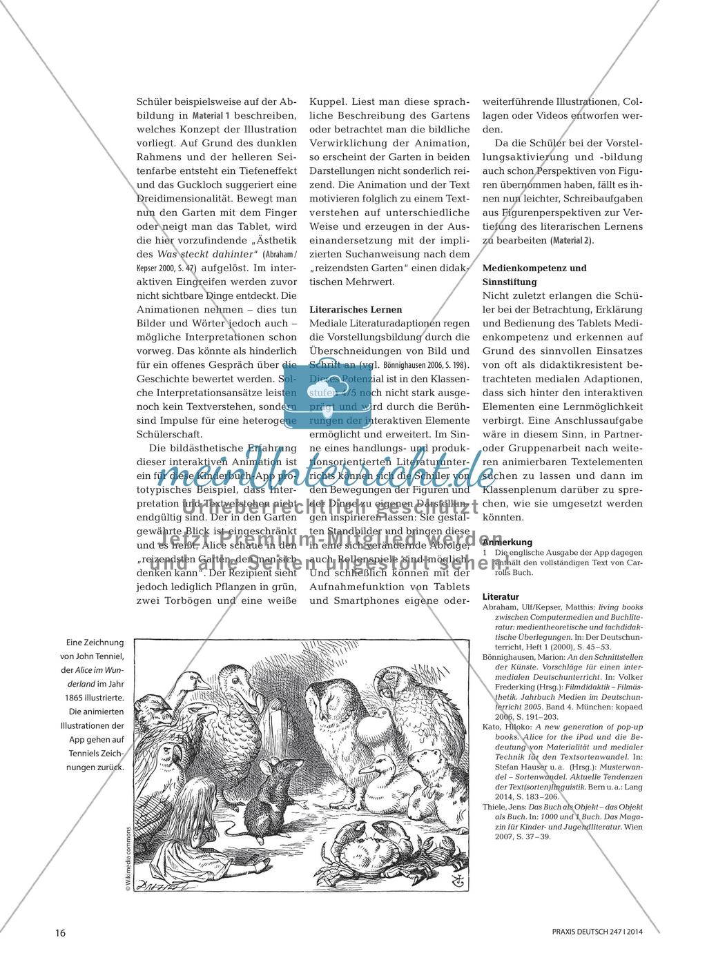 Literarisches Lernen anhand einer Kinderbuch-App Preview 3