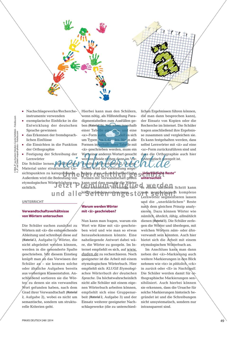Der <ä>-Schreibung auf der Spur Preview 2