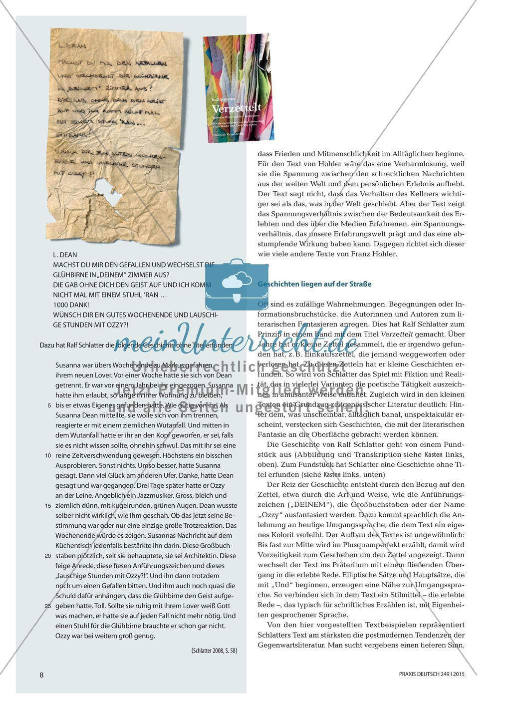 Neueste Kurzprosa Preview 5