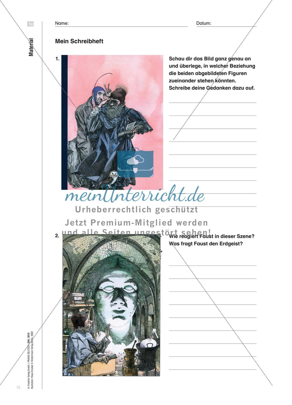 Textwelten und Bilderfluten - Kinder „erschreiben“ sich ein erstes Textverständnis von Goethes Faust Preview 5