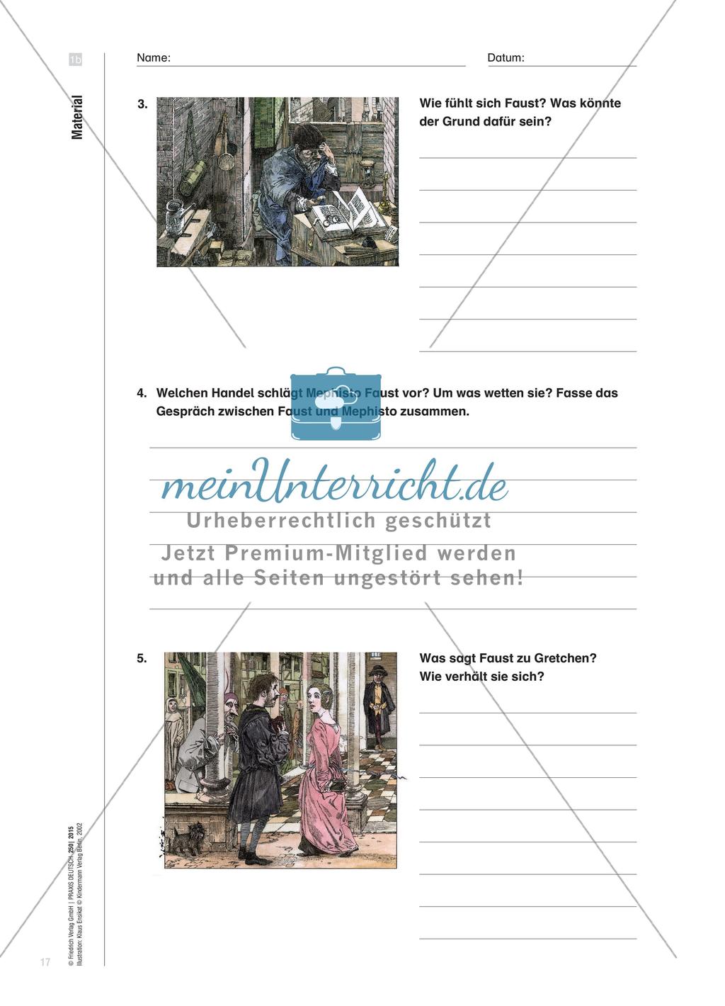 Textwelten und Bilderfluten - Kinder „erschreiben“ sich ein erstes Textverständnis von Goethes Faust Preview 6