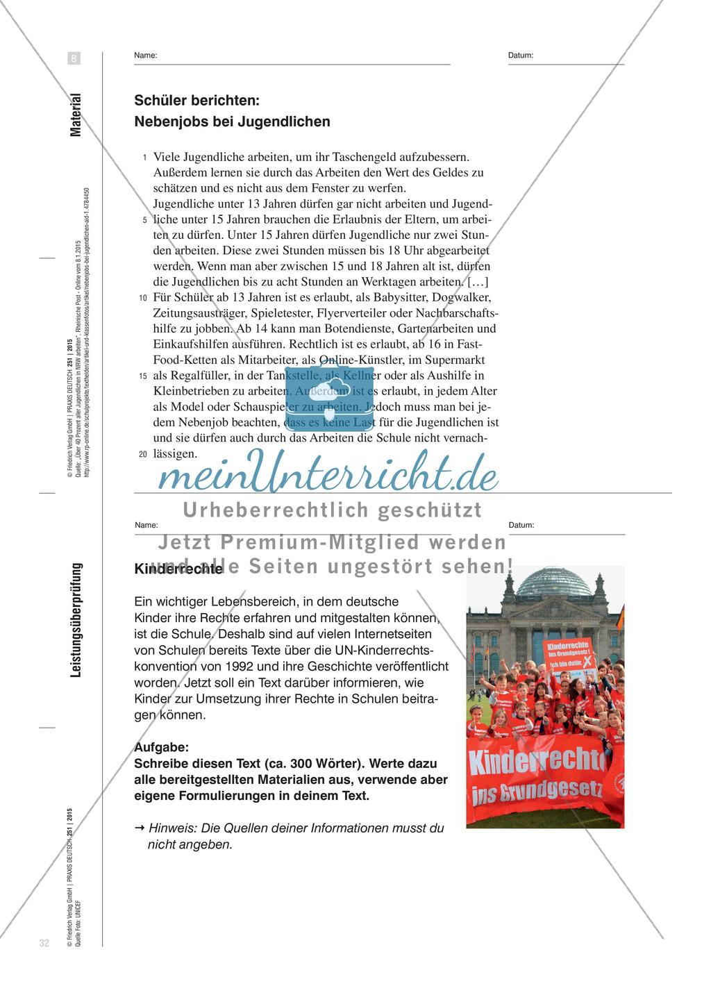 Über Taschengeldfragen informieren Preview 10