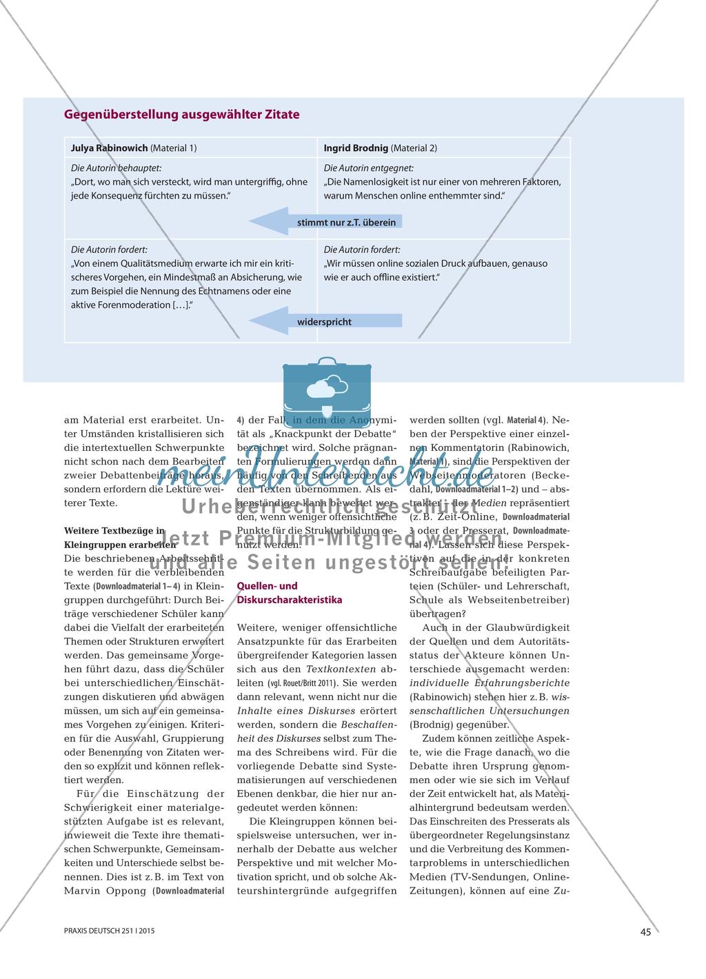 Wie hängt das zusammen? - Suchen und Finden textübergreifender Themen beim Schreiben zu mehreren Quellen Preview 4