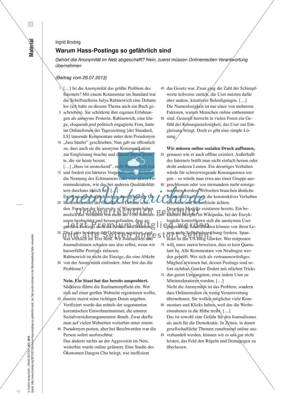 Wie hängt das zusammen? - Suchen und Finden textübergreifender Themen beim Schreiben zu mehreren Quellen Preview 7