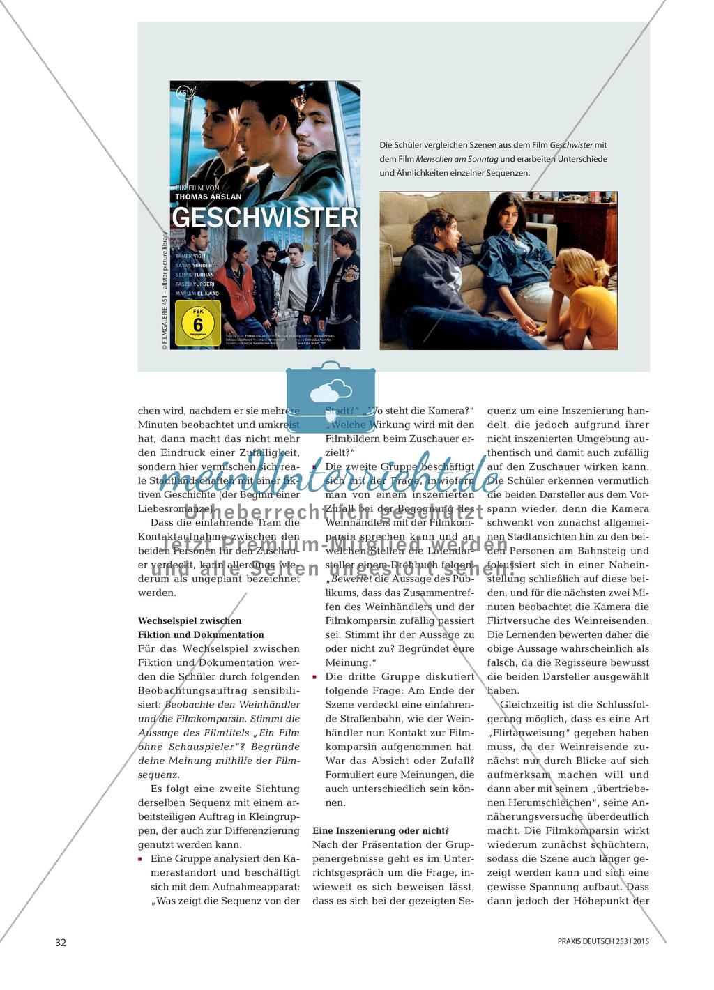 Zufall oder Absicht? - Das Spannungsverhältnis von Dokumentation und Fiktion im frühen Kino und heute Preview 5