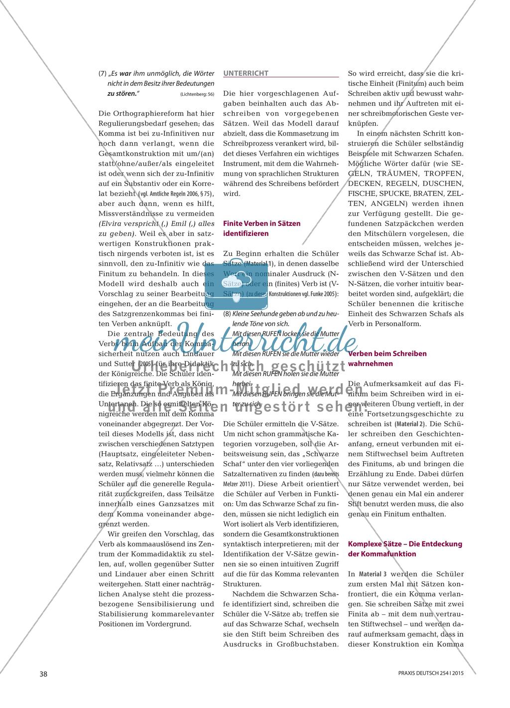 Kommasetzung im Prozess Preview 3