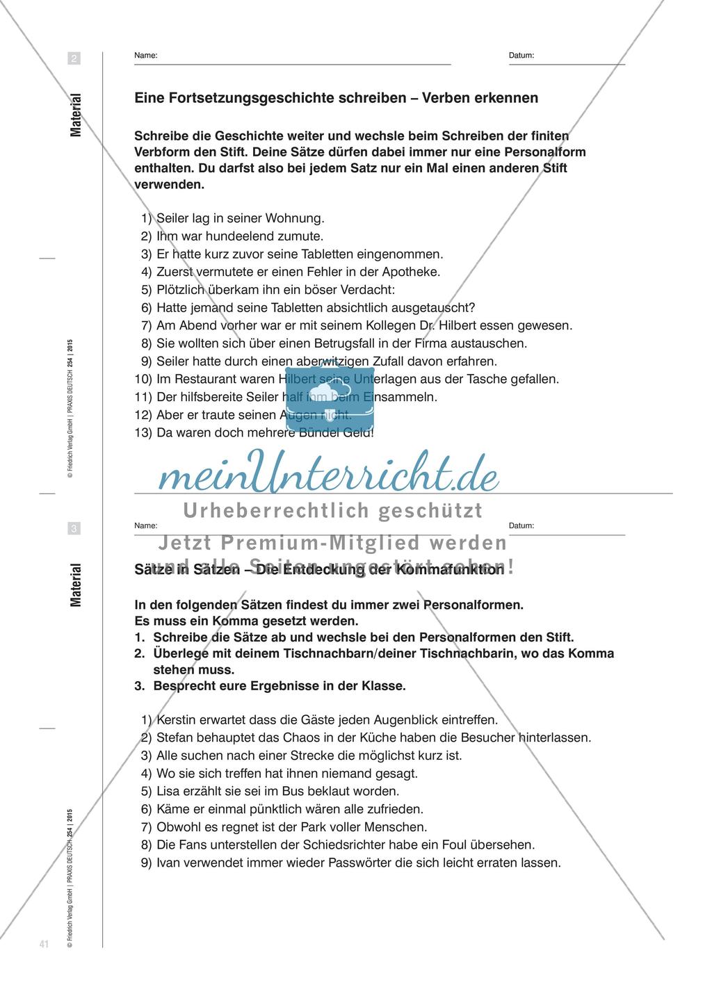 Kommasetzung im Prozess Preview 6