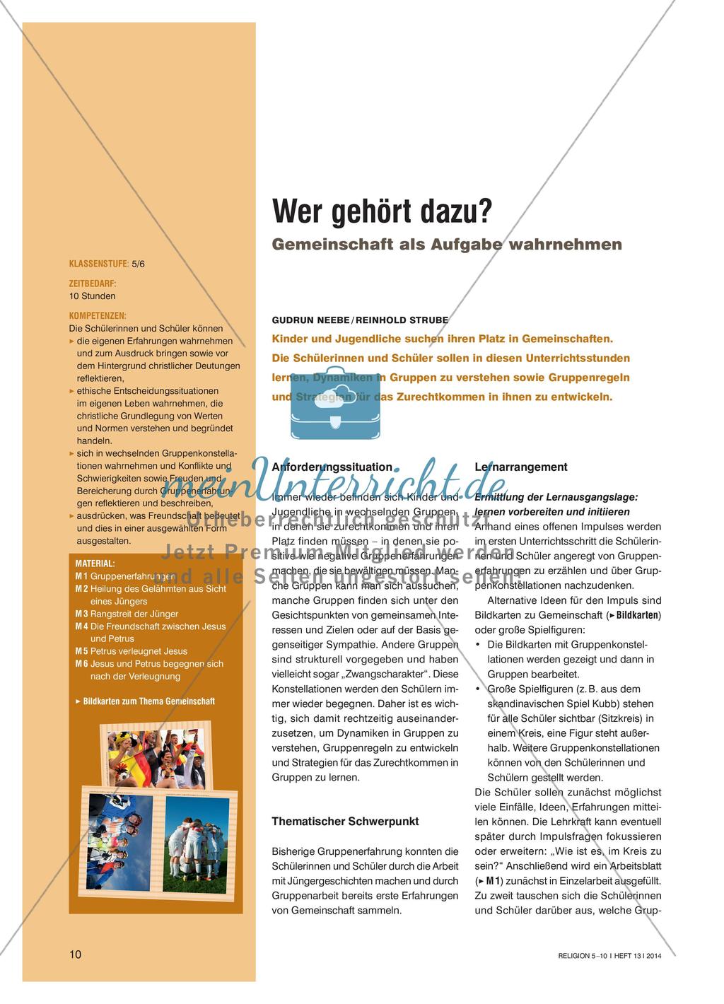 Förderung von Gemeinschaft Preview 1