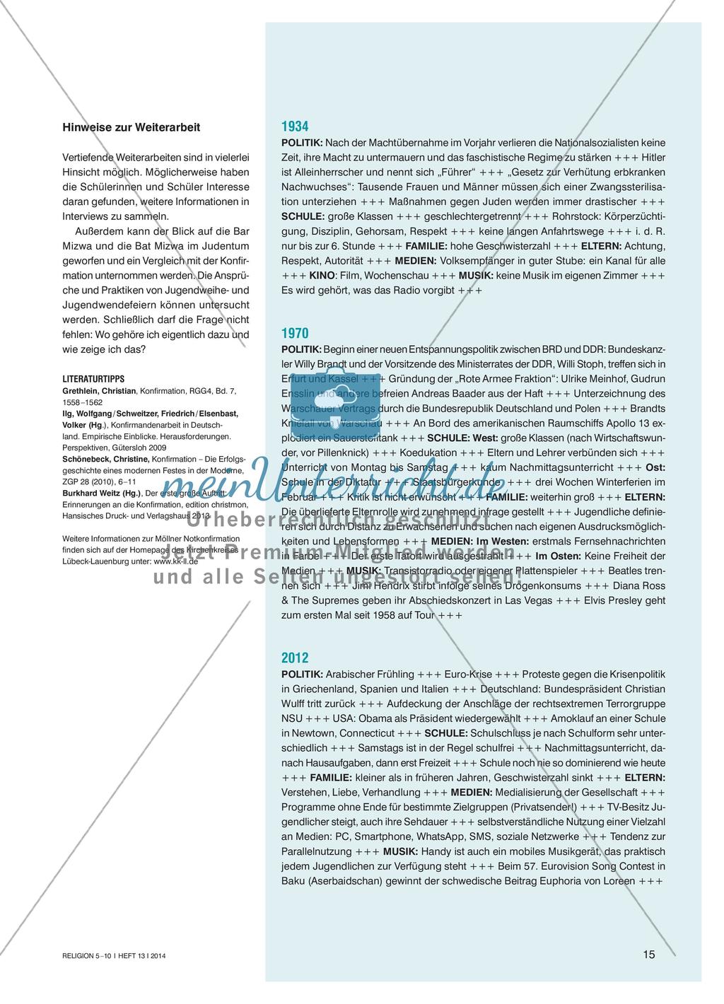 Zugehörigkeit zur Kirche: Konfirmation Preview 3