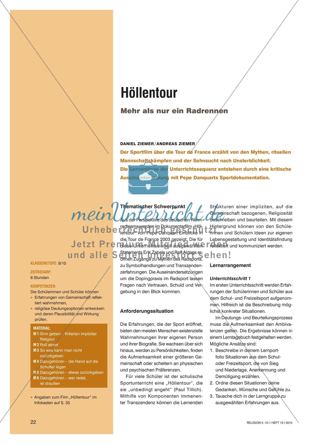 Gemeinschaftserfahrungen im Sport Preview 1