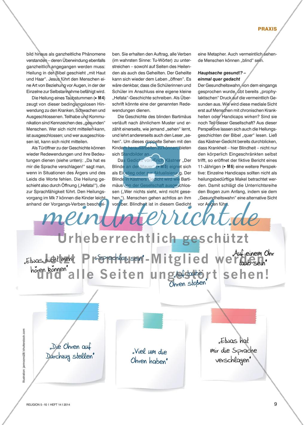 Krankheit und Heilung in der Bibel Preview 3