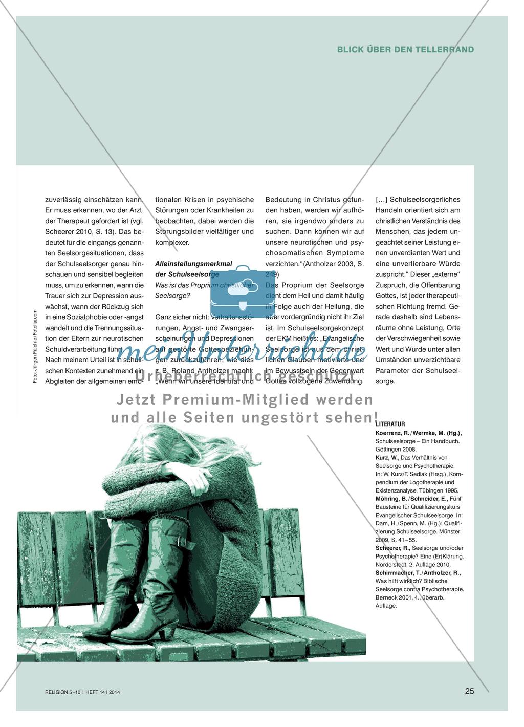 Schulseelsorge: Krankheit Preview 2