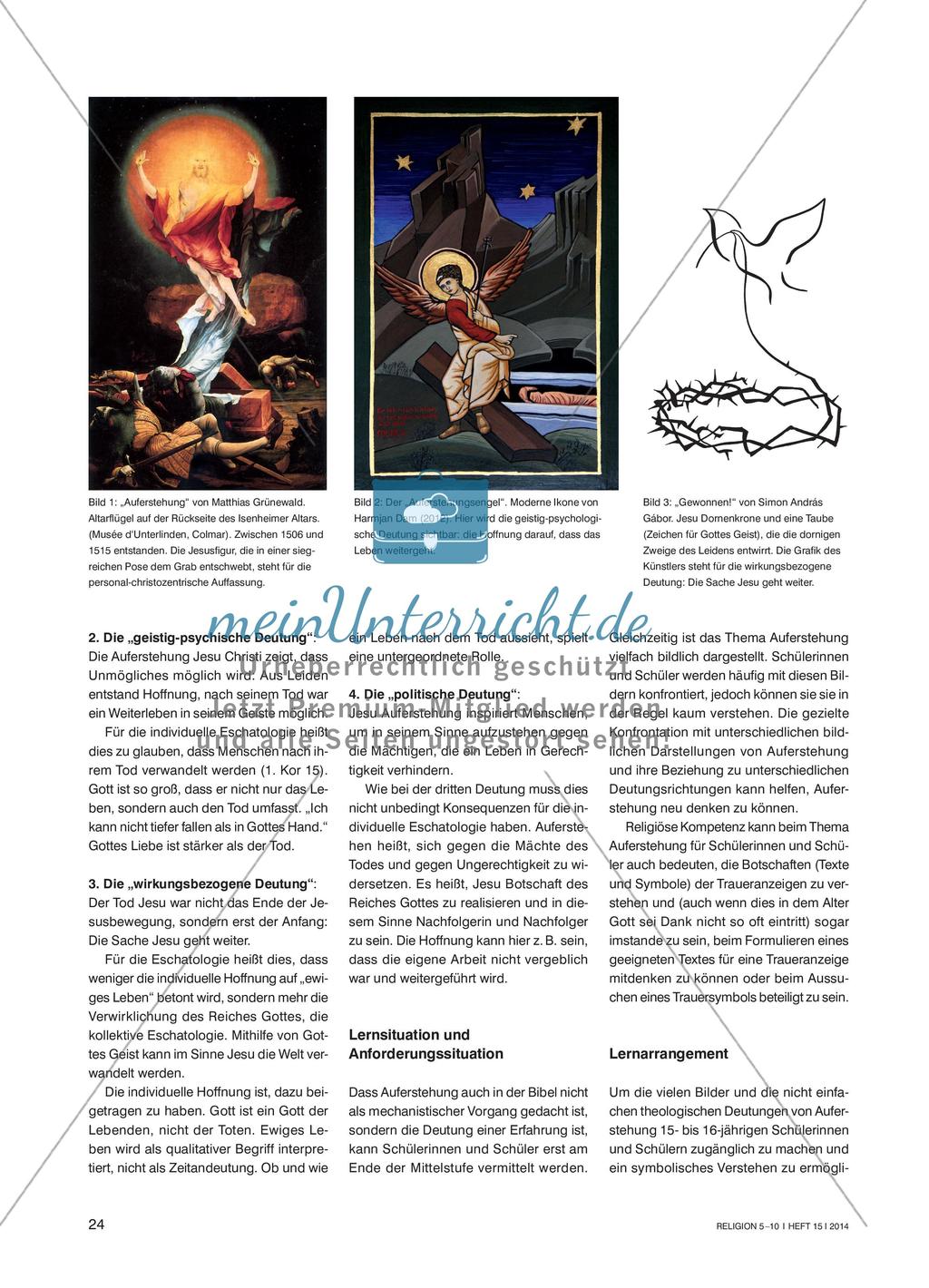 Auferstehung in Kunstwerken Preview 2