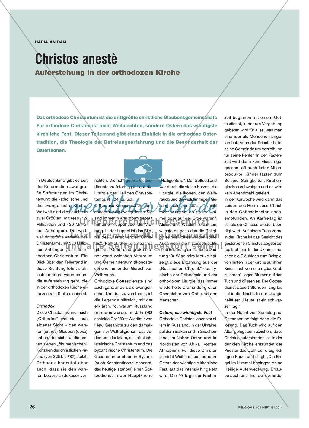 Auferstehung: Orthodoxe Kirche Preview 1