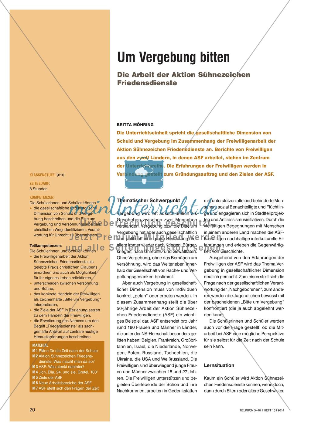 Aktion Sühnezeichen Friedensdienste (ASF) Preview 1