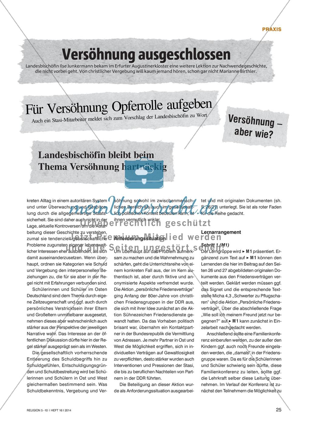 Versöhnung zwischen Tätern und Opfern Preview 2