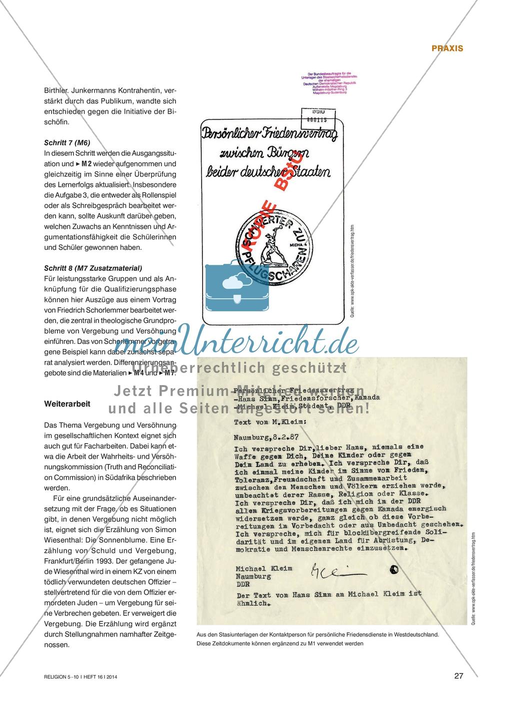 Versöhnung zwischen Tätern und Opfern Preview 4