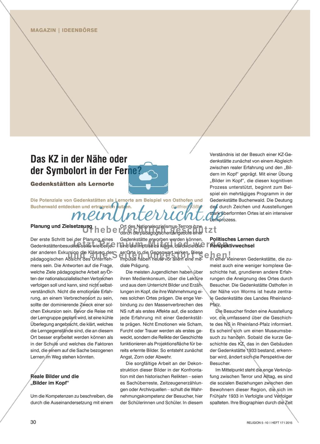 Gedenkstätten als Lernorte Preview 1