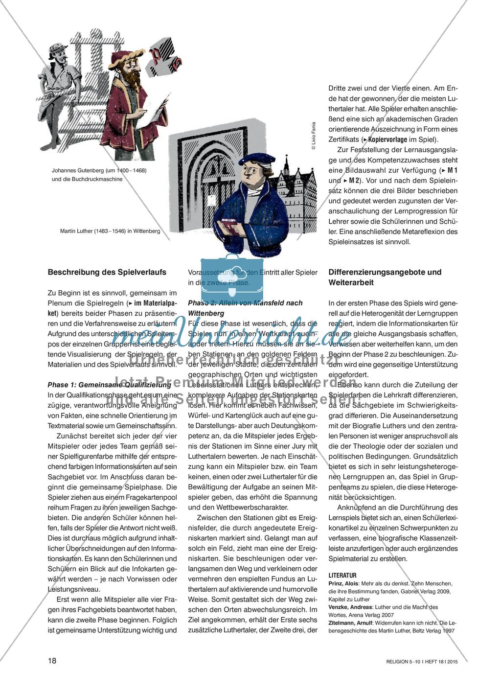 Lernspiel: Martin Luther Preview 3