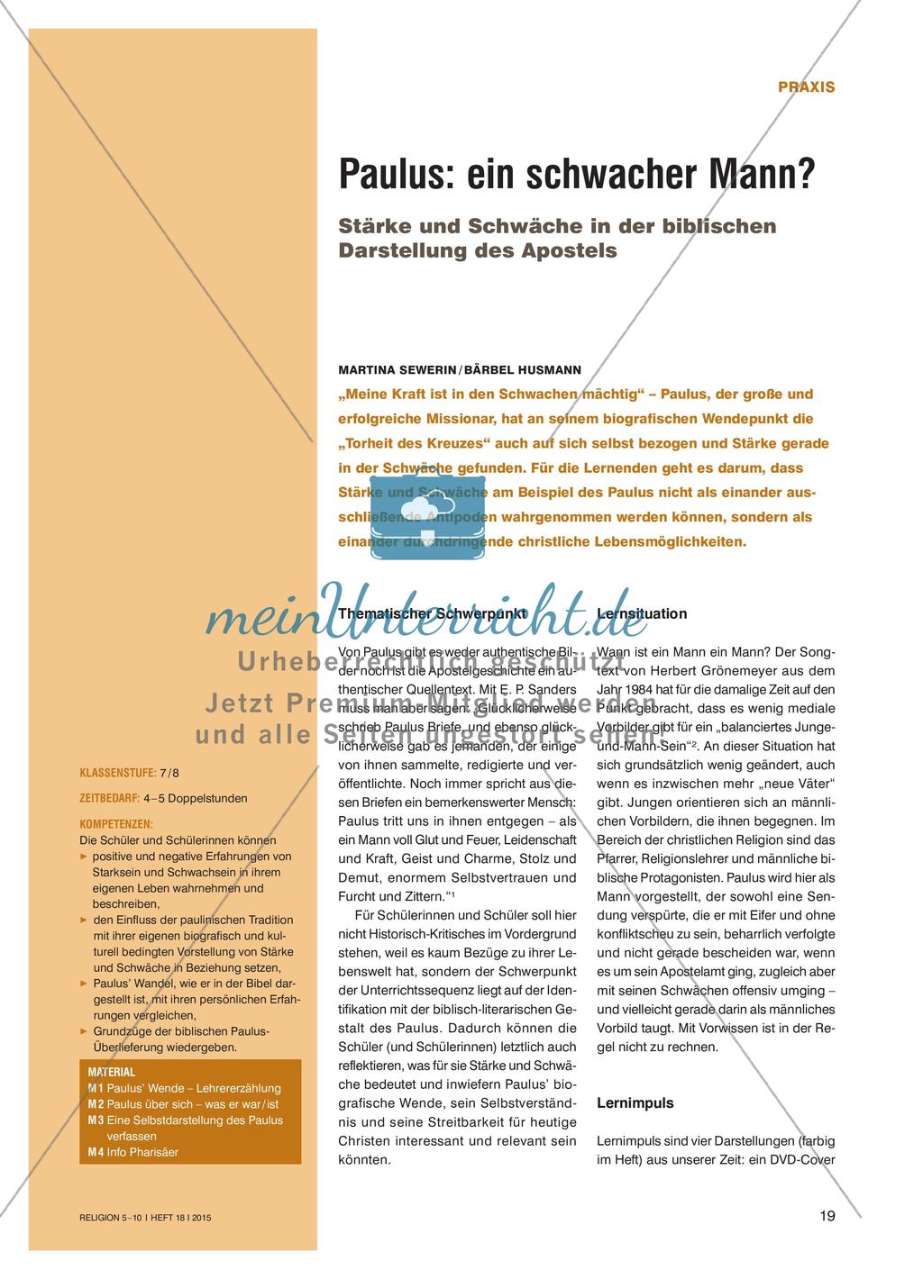 Apostel Paulus: Stärke und Schwäche Preview 1